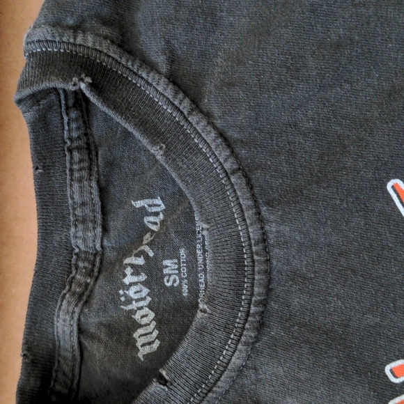 Motorhead Ace of Spades Distressed Off-Black T shirt Small - Picture 3 of 7